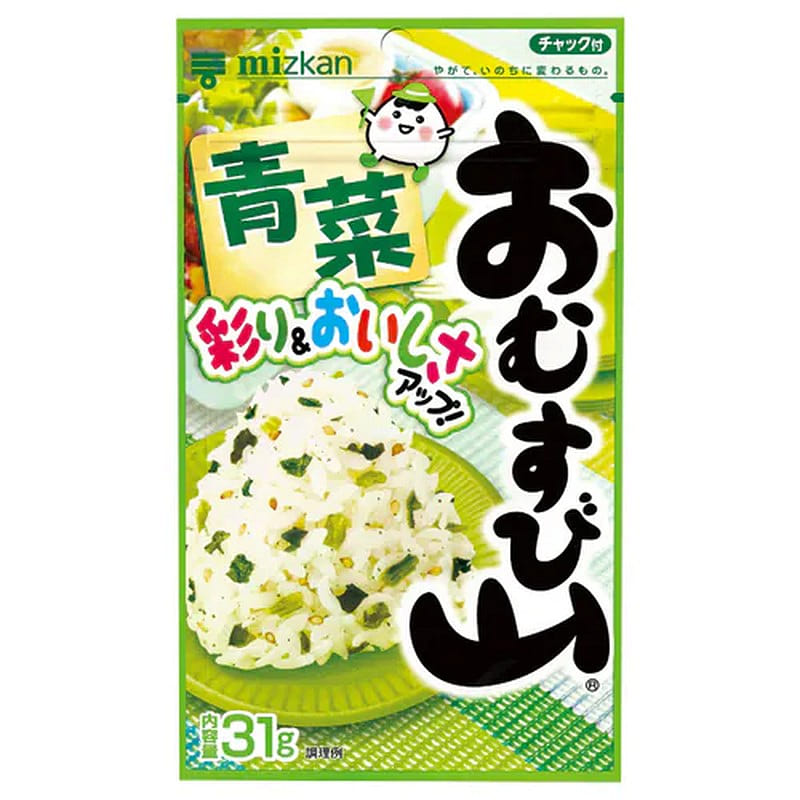 Mizkan Rice Ball Mountain Green Vegetables 31g 1 each