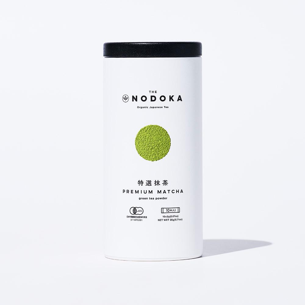 NODOKA Organic Premium Matcha Powder Sticks (0.07oz x 10 sticks) Made in Japan 1 count