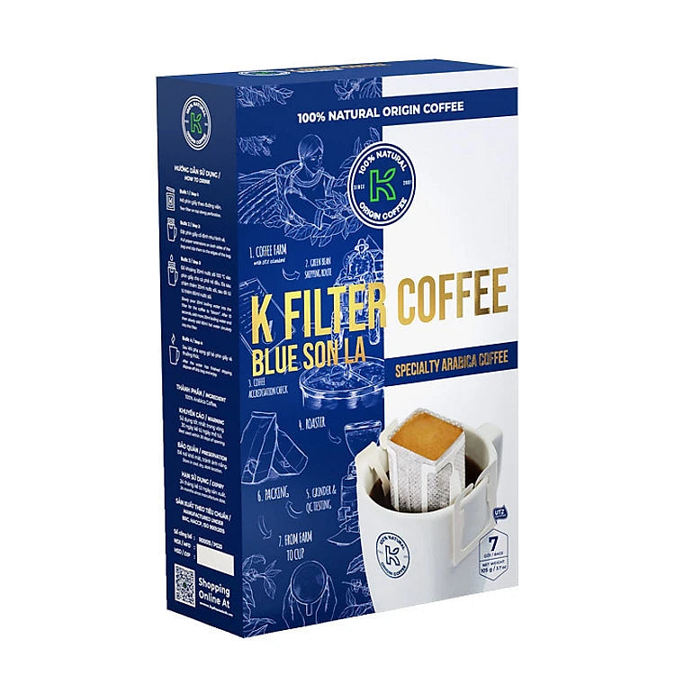 K-Coffee 蓝山罗纸滤挂咖啡 3.7盎司