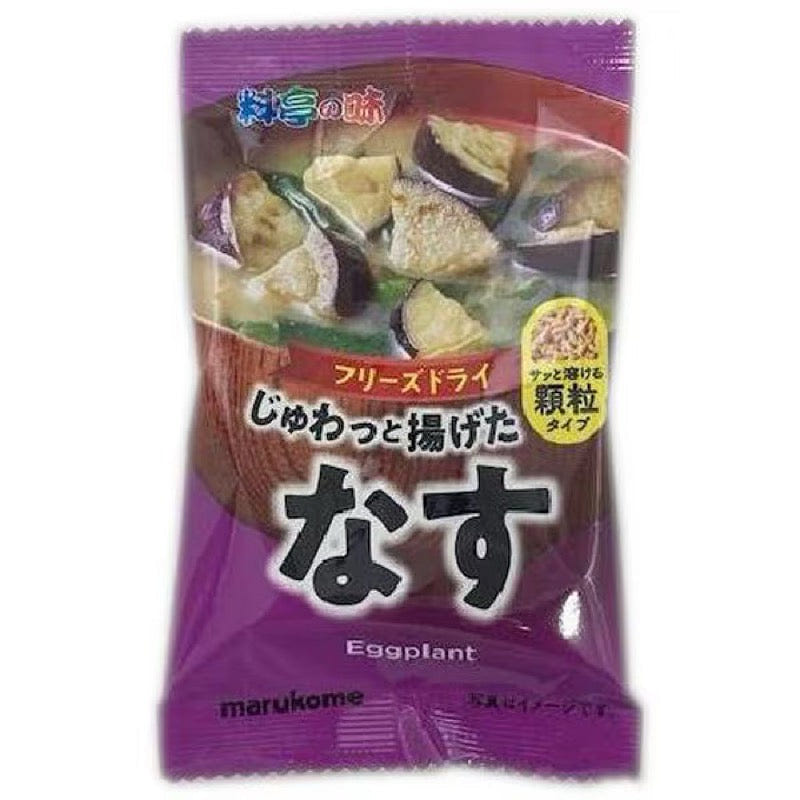 Marukome Eggplant Instant Miso Soup 1 Serving 1 each