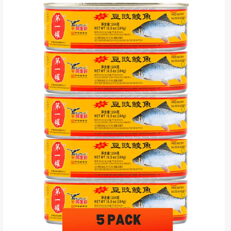 yingjinqian Dace with Black Bean Can 184g*5pcs 184 g