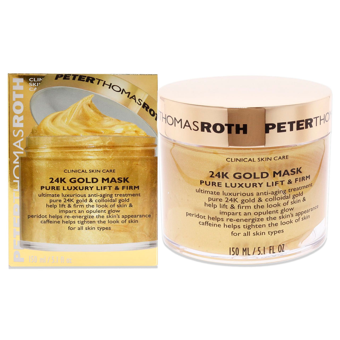 24K Gold Mask Pure Luxury Lift and Firm Mask 5.1 oz