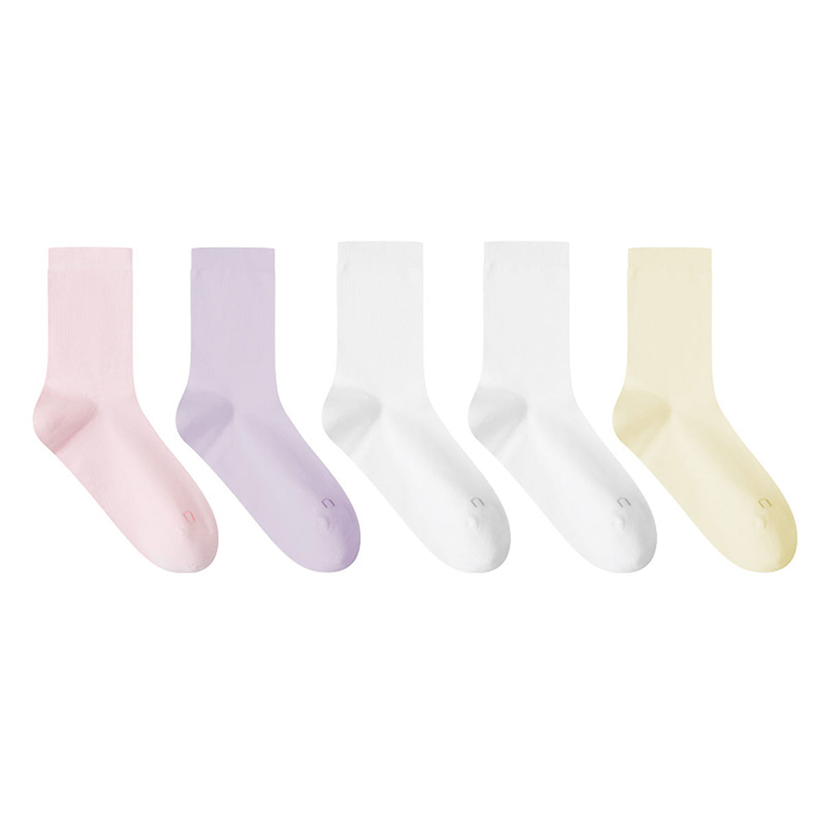 Ubras Cotton Breathable Women’s Mid length Socks (Five Pair) – Group 08 100 g