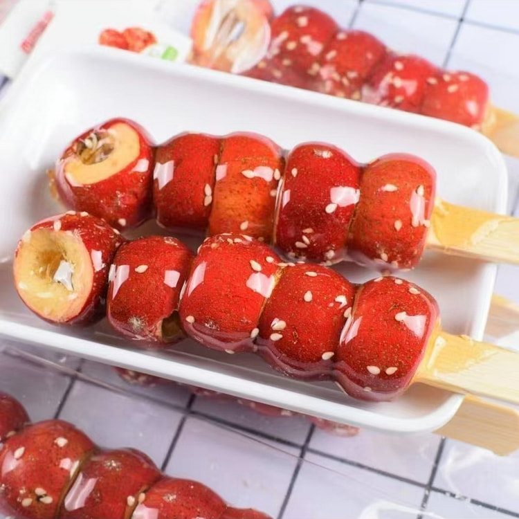 老北京口味冻干冰糖葫芦空芯无核山楂果23g*5支 115 克