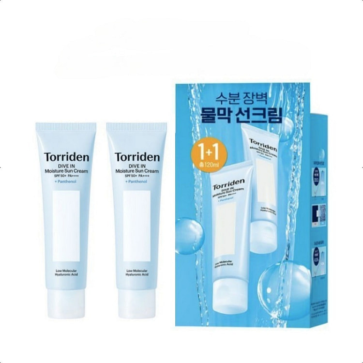 Torriden DIVE IN Moisutre Sunscream 60ml Double 1 each