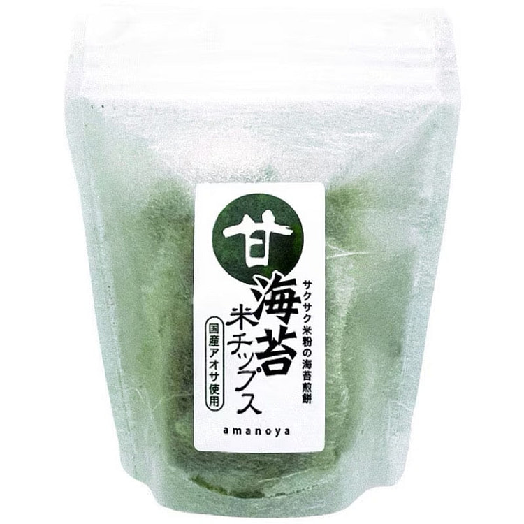 Amanoya Nori Rice Chips with Japanese Aosa 20g 1 each