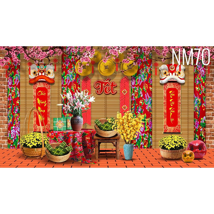 Cocolili Backdrop NM70 Large 3m x 2.3m(10ftx7.5ft)