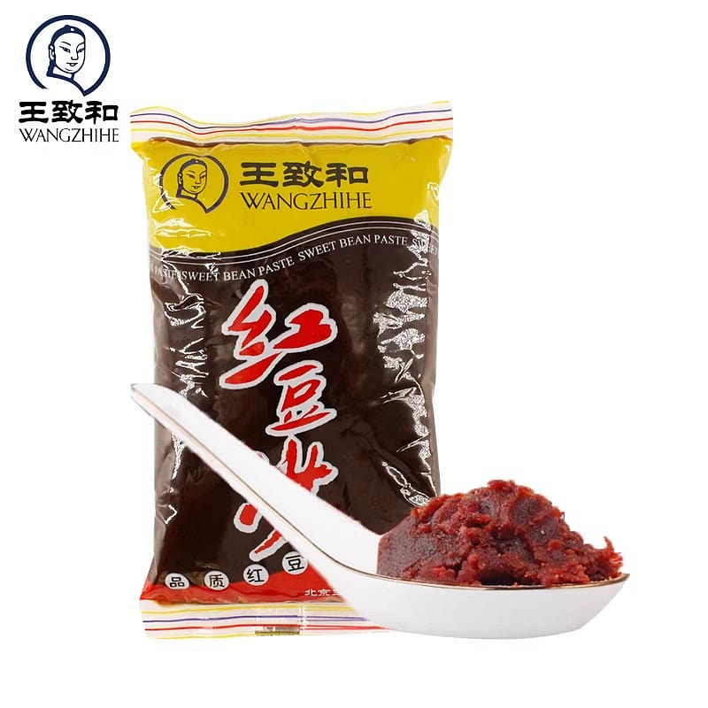 王致和红豆沙馅馅料点心烘焙月饼汤圆面包蛋黄酥原料 350 克