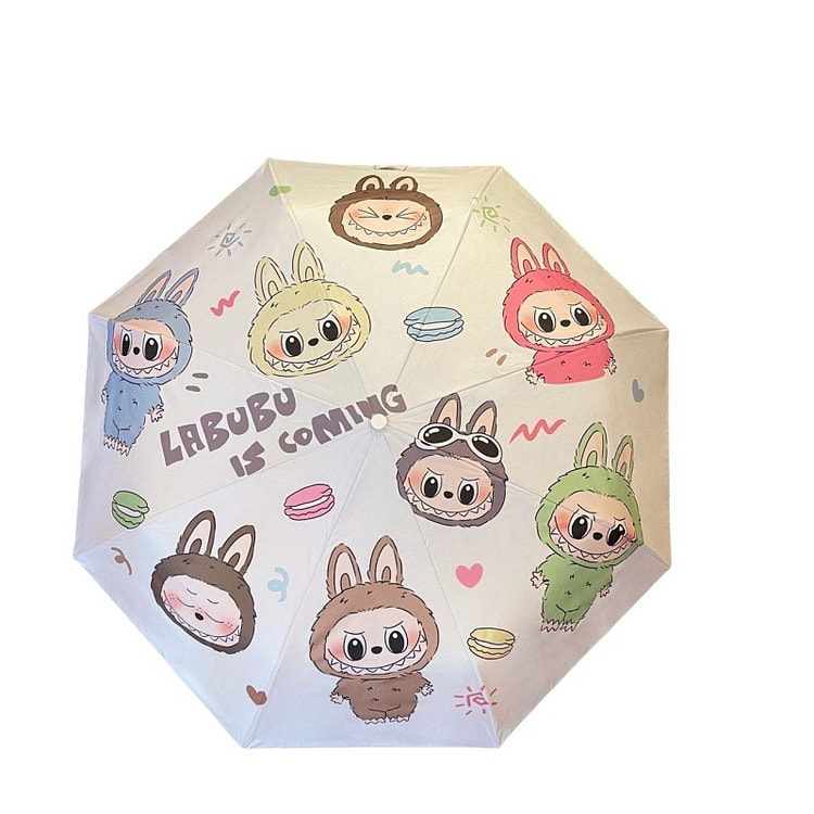 LABUBU Folding Automatic Umbrella