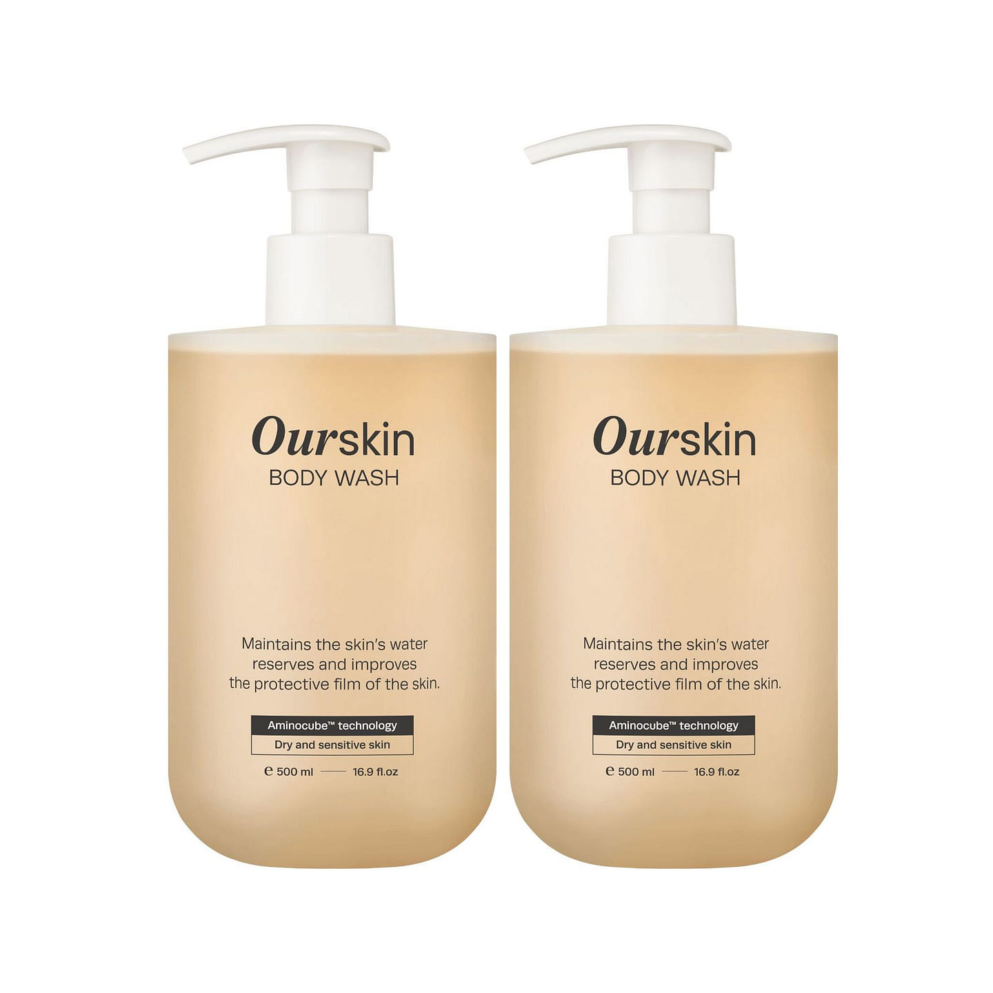 mongdies OurSkin Body Wash – 500ml – 2 Pack 2 count
