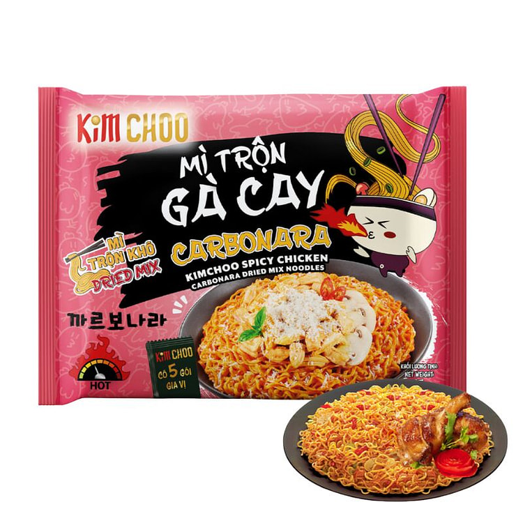 VIFON Mì Trộn Gà Cay Sốt Kem Ngậy Vị (1 Gói)