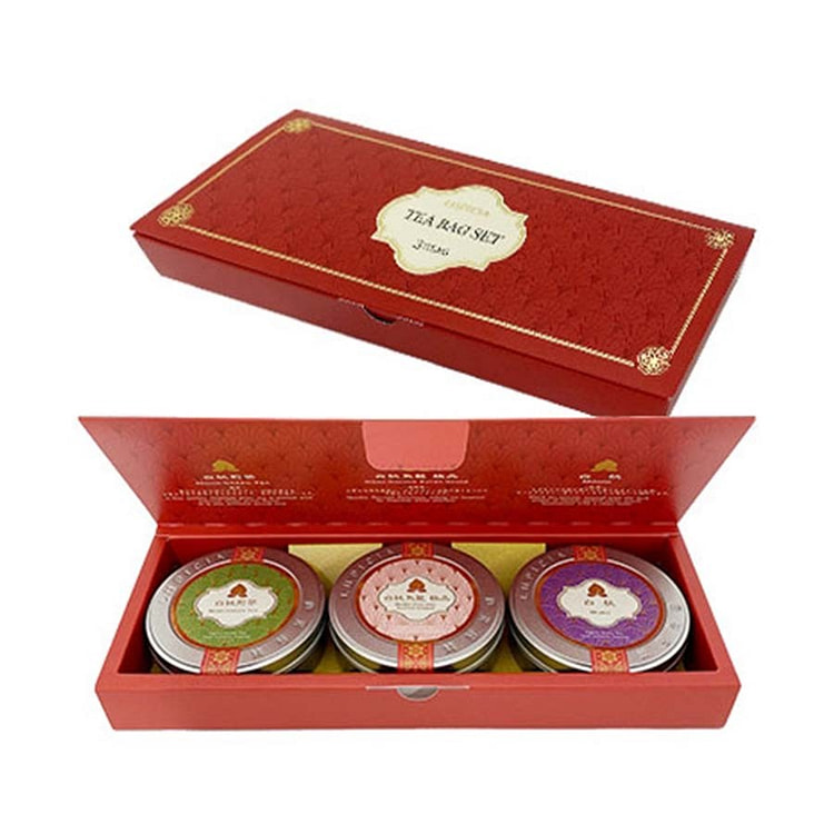 春季限定 蜜桃茶小圆罐茶包礼盒 3罐装/ 1 盒