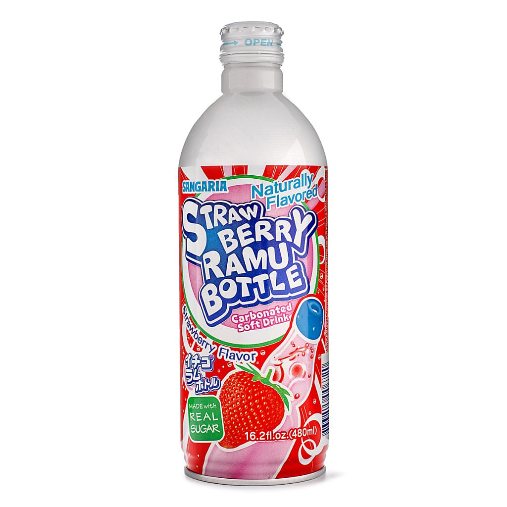 サンガリア ラムボトル ストロベリー味 480 ml(ミリリットル)*24 パック