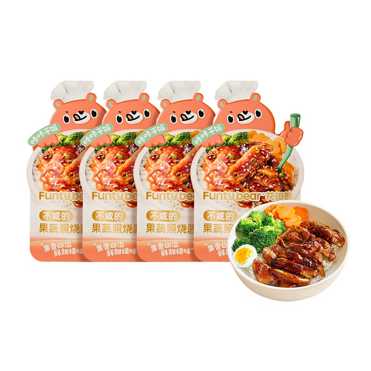 Fruit and vegetable teriyaki sauce 50g*4 bags