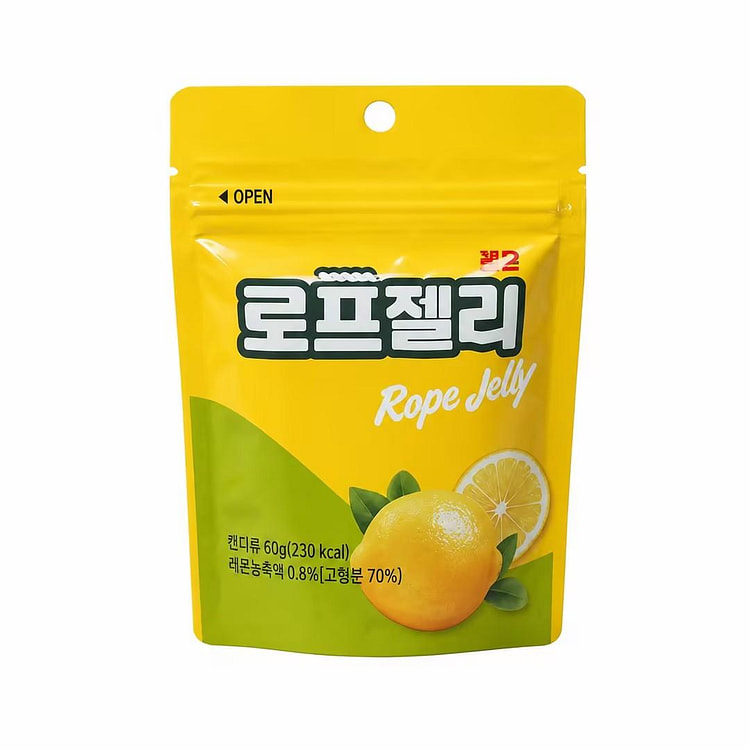YEM Lemon Flavored Long Strip Candy 60g 1 each