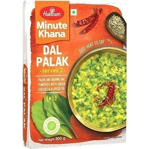 Haldiram’s Dal Palak – Minute Khana (Ready-to-Eat), 10.5 oz box 10.5 oz