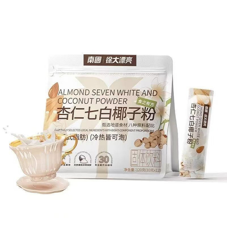 南国茯苓百合杏仁七白椰子粉早餐代餐粉120g*1袋 120 克