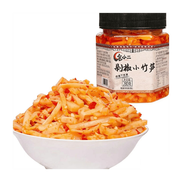 鬼小二 剁椒小竹笋 280g 280 克