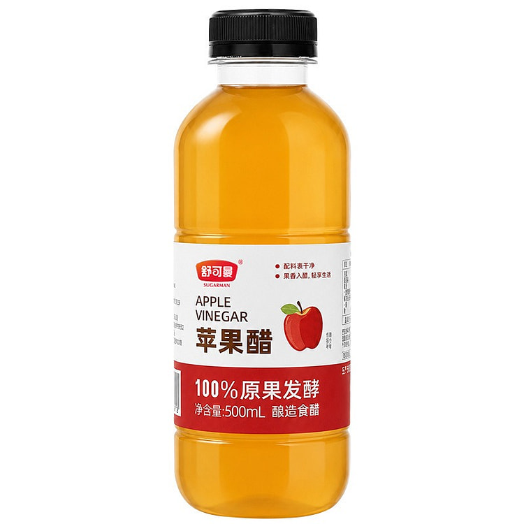 舒可曼纯苹果醋500ml 1 瓶