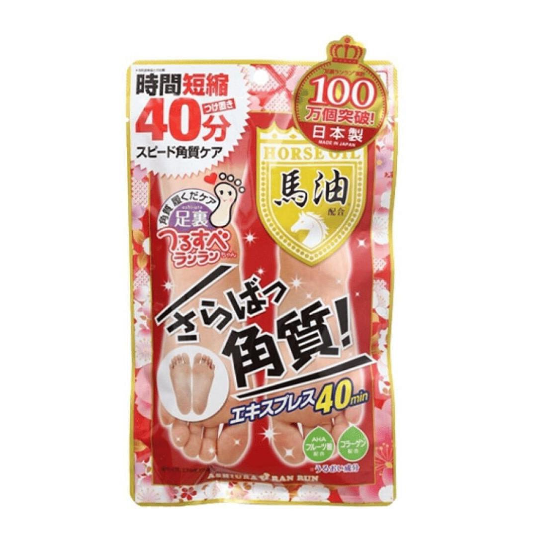 MYM Express Foot Peeling Mask Horse Oil 1pc 1 each