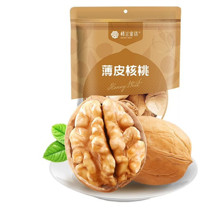 楼兰蜜语 原味核桃薄皮非纸皮核桃 500g*1袋装