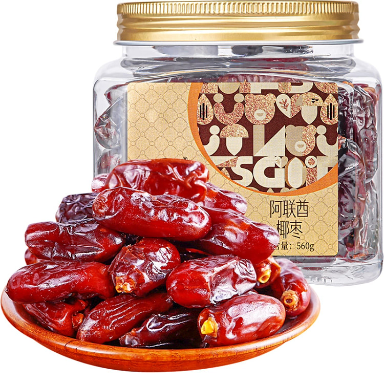 Natural large black and red dates