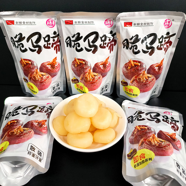 万间果蔬脆马蹄新鲜去皮荸荠散装开袋即食果蔬250g*1件