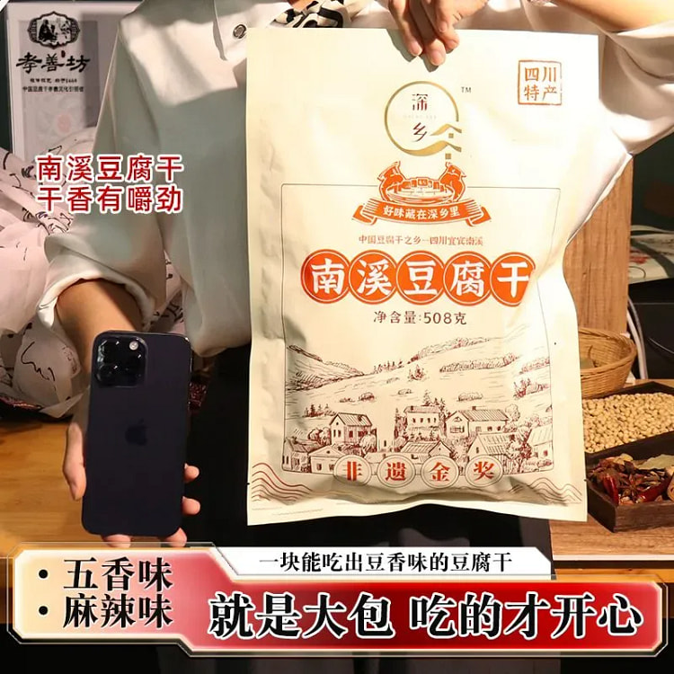 Nanxi tofu dried spicy and spiced mixed flavors 508 g