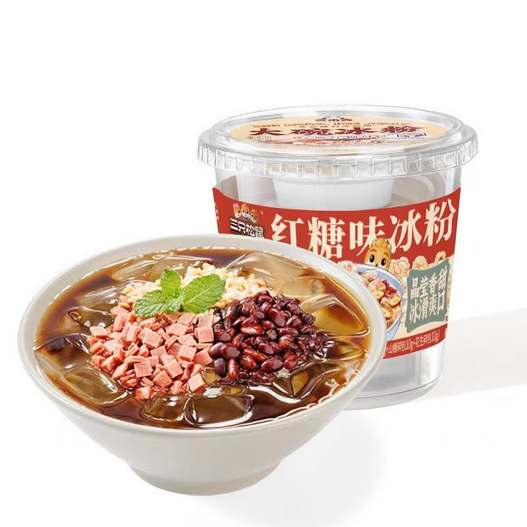 三只松鼠 红糖味冰粉 Q弹冰爽 365g*1盒