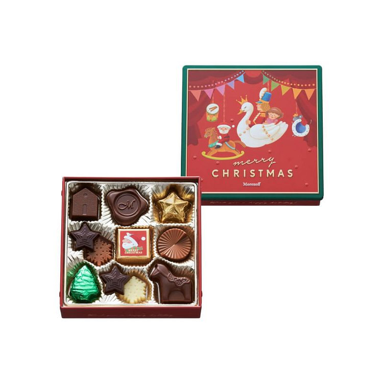 Morozoff Xmas Mixed Chocolate Gift Box 11pcs 1 each