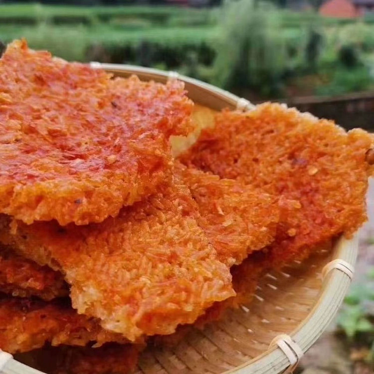 岳妹子手工制作糯米锅巴香辣味500g*1