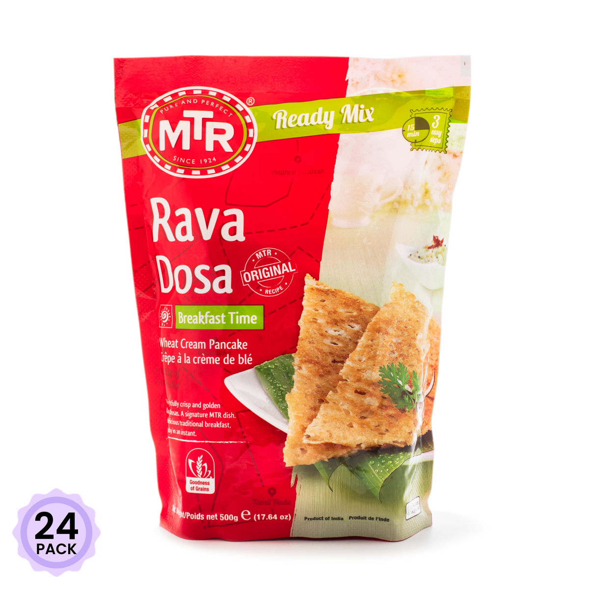 Get MTR Rava Dosa Mix 17.5 oz*24 pack Delivered | Weee! Asian Market
