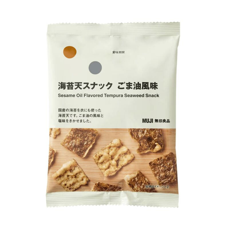 Sesame Oil Flavored Tempura Seaweed Snack 18g 1 pack