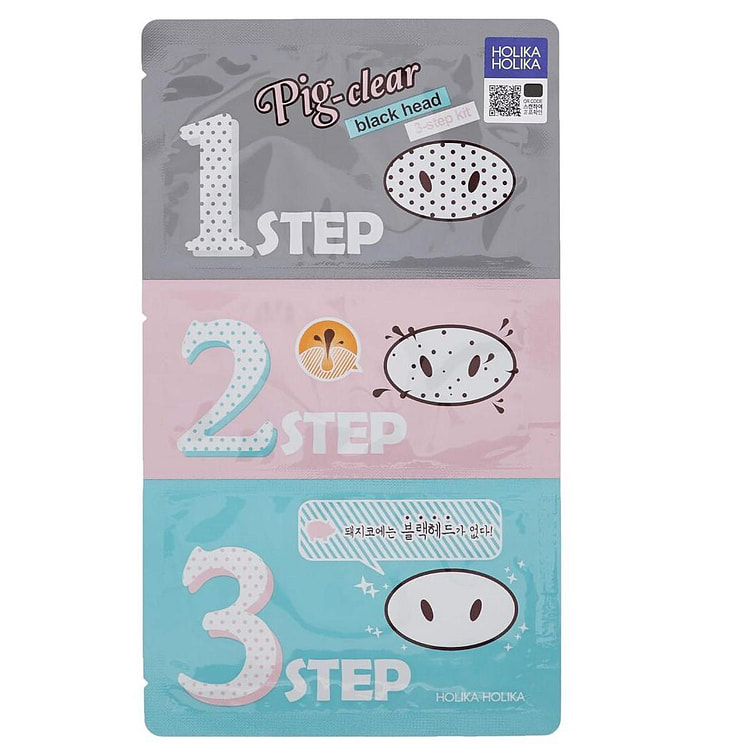 Holika Holika 猪鼻子去黑头三步套装 1 份