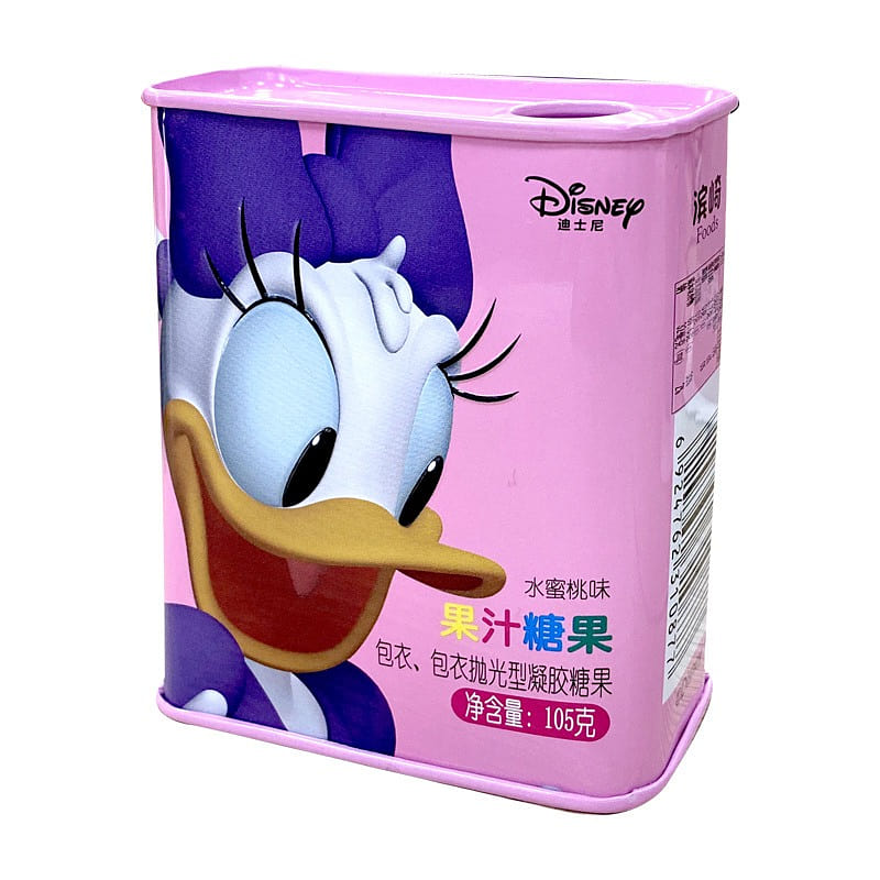Hamazaki Disney Juice Gummies - Peach flavor 105g 105 그램