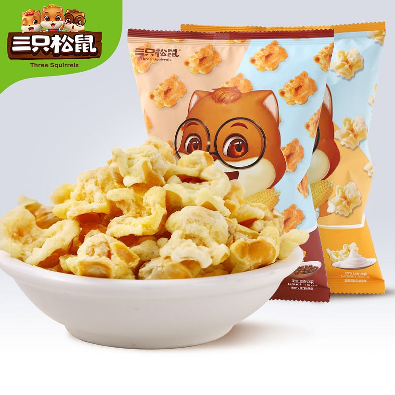 【 Three Squirrels 】 Taste of childhood Golden Corn/Cream /70g 70 g