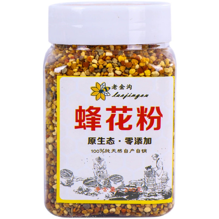 小兴安岭特产天然蜂花粉百花粉杂花粉*1瓶
