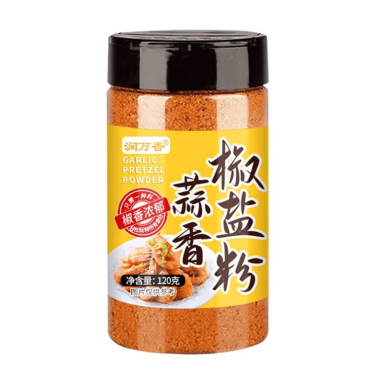 蒜香椒盐粉大瓶装蒜香椒盐虾排骨蘸料120克*1瓶 120 克