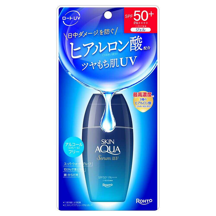 ROHTO Skin Aqua Hyaluronic UV Serum SPF50+/PA++++