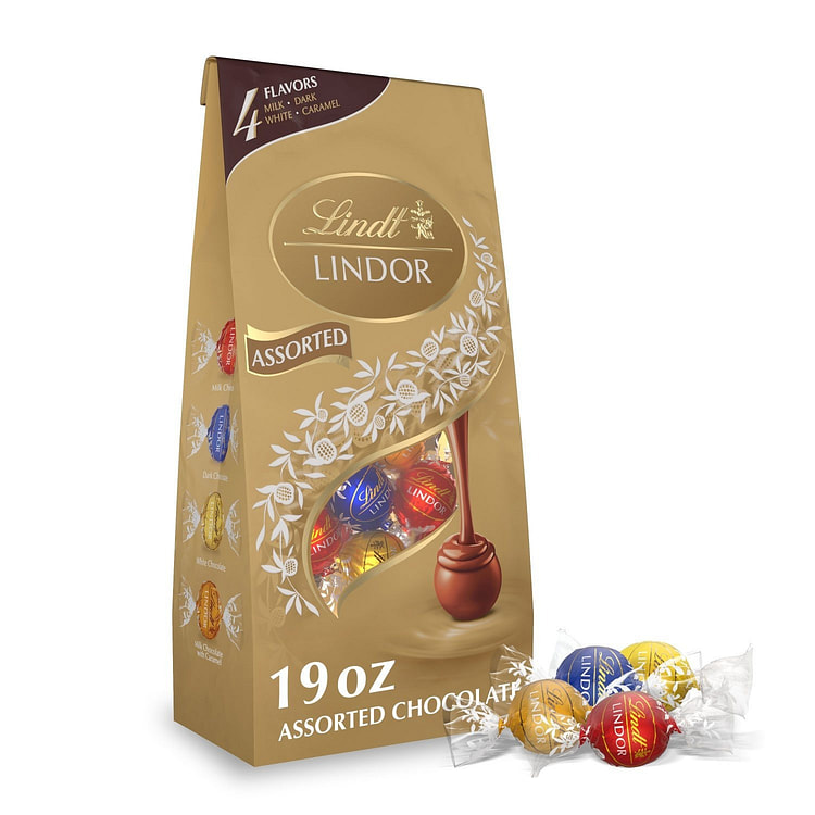 Lindt LINDOR Assorted Chocolate Truffles - 19 oz 19 oz