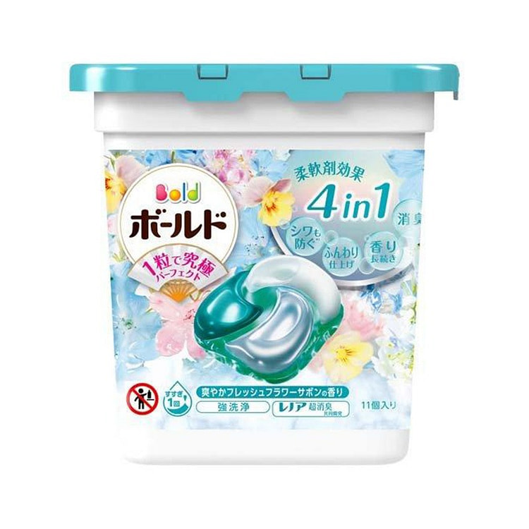 宝洁 4D 清爽花香洗衣凝珠 11个入
