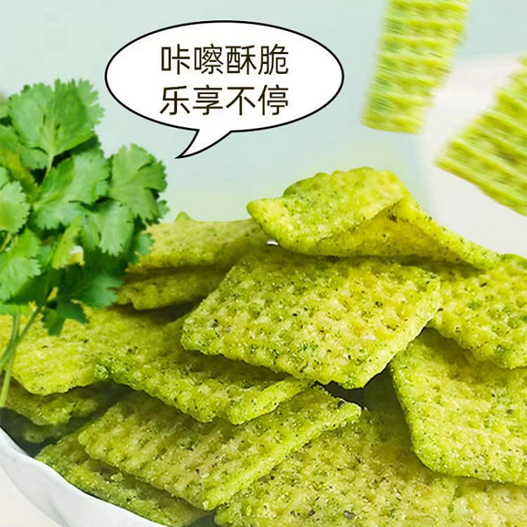 香菜锅巴椒香锅巴粗粮锅巴零食20g*10包