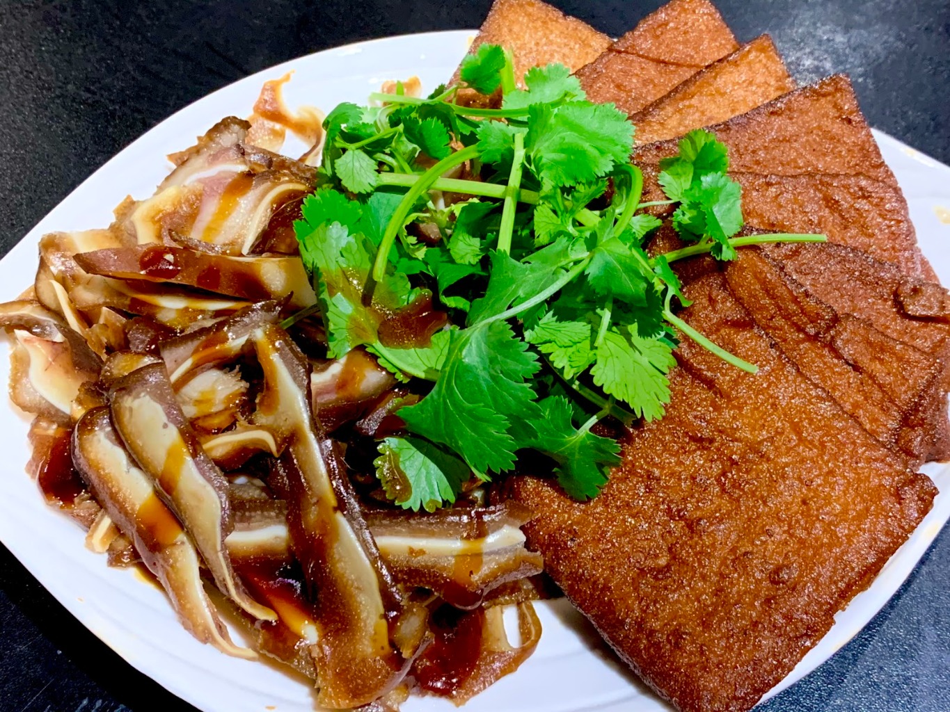 Stewed Pig Ear with Tofu Weee!