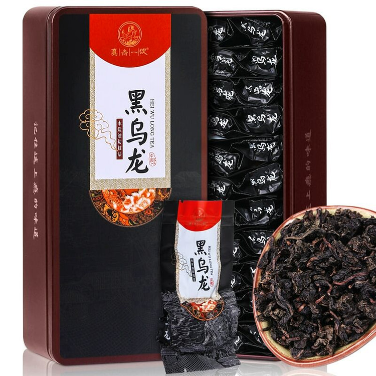 真尚一饮黑乌龙茶木炭油切