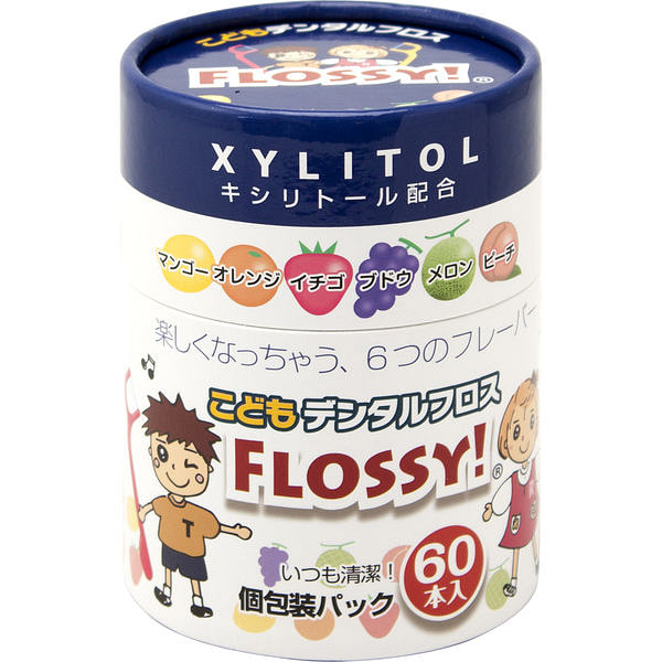 XYLITOL Kids Floss 60pcs 1 each