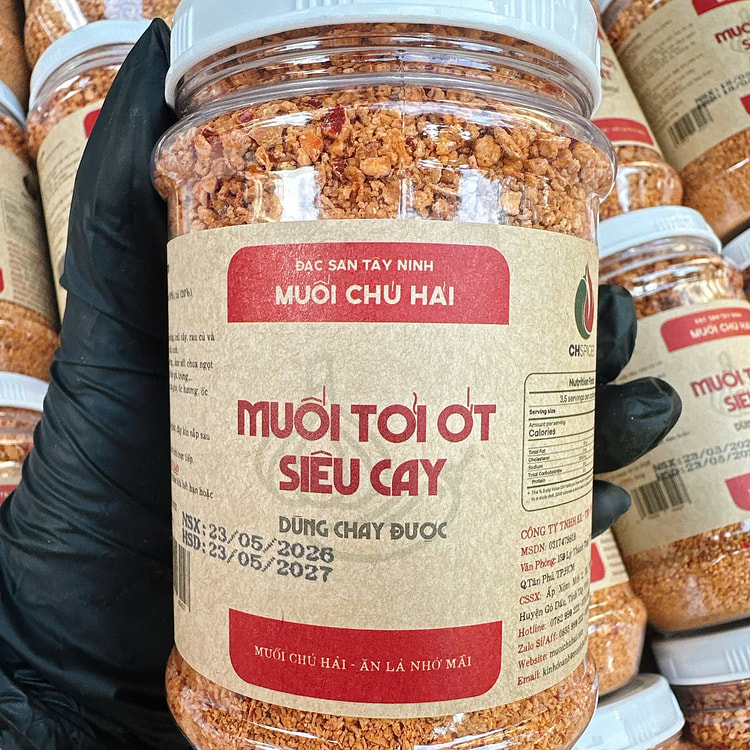 Muối Tỏi Ớt Chú Hải Siêu Cay 350g 1 gói
