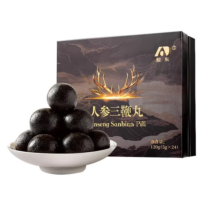 敖东 鹿鞭丸人参三鞭牡蛎梅花鹿壮男阳精肾补 1 包