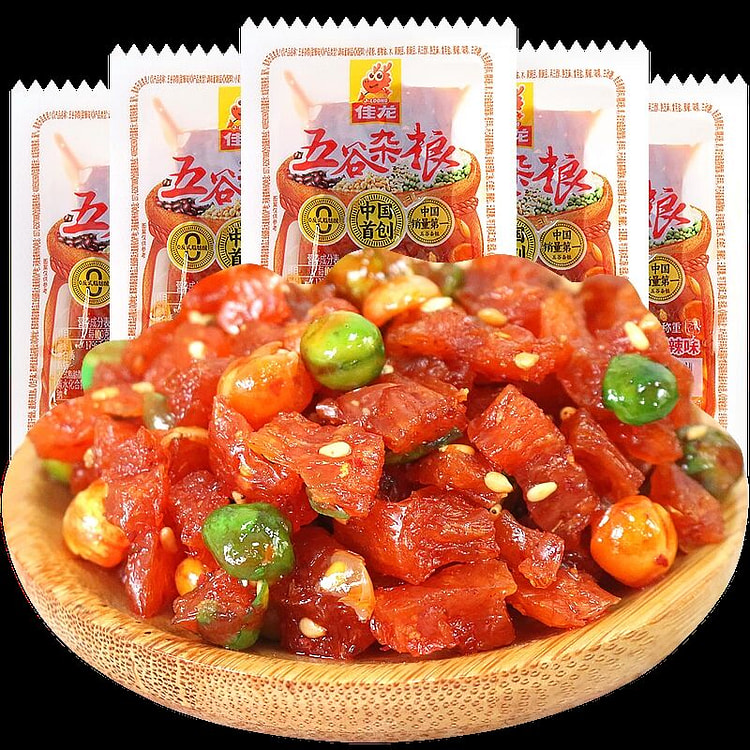 佳龙五谷杂粮辣条小零食