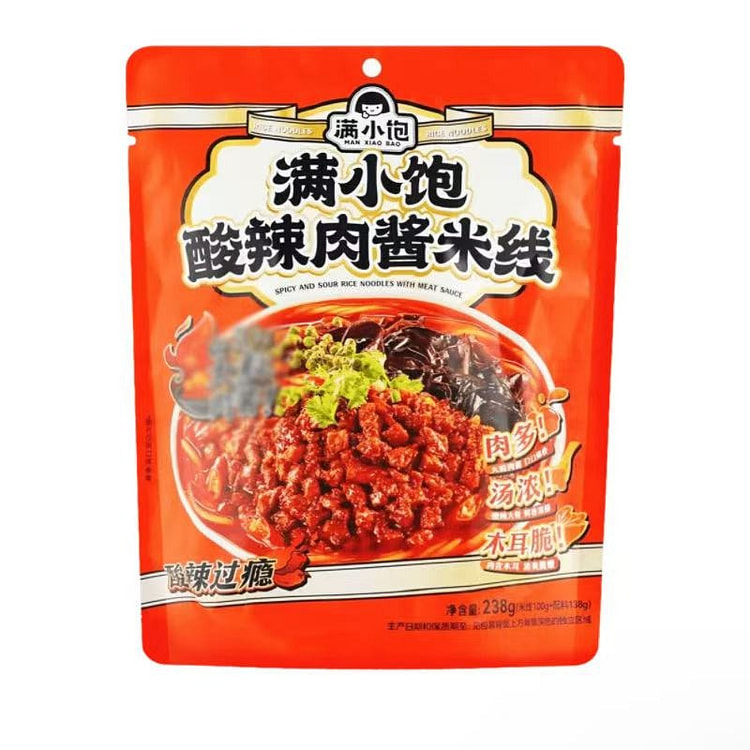 满小饱 酸辣肉酱风味米线 238 克
