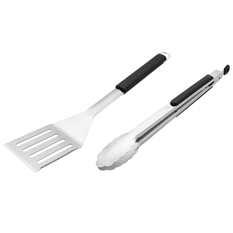 单立人 BBQ 2 件套不锈钢烧烤工具